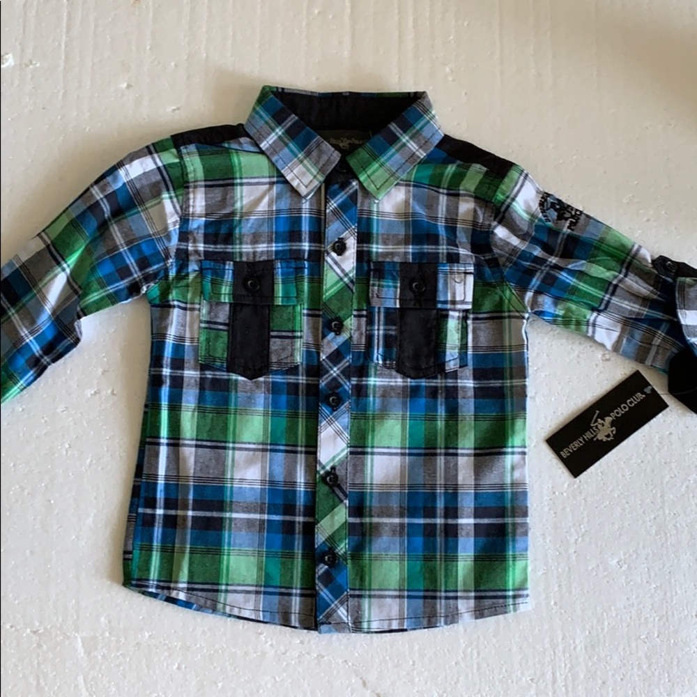 Beverly Hills Polo Club Button Shirt 3T